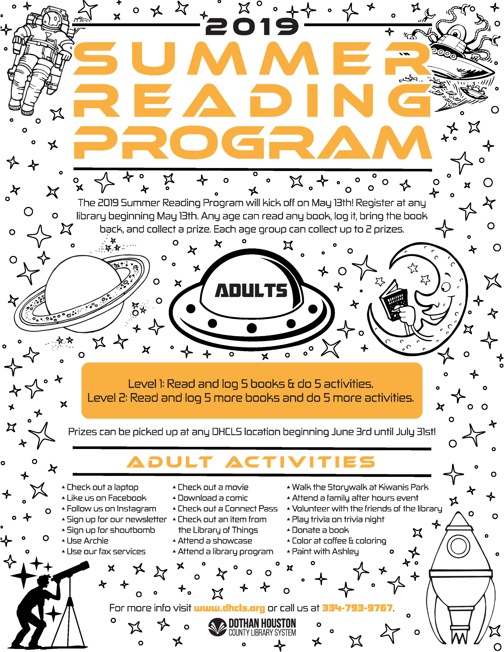 A Universe of Stories - 2019 Summer Reading Program