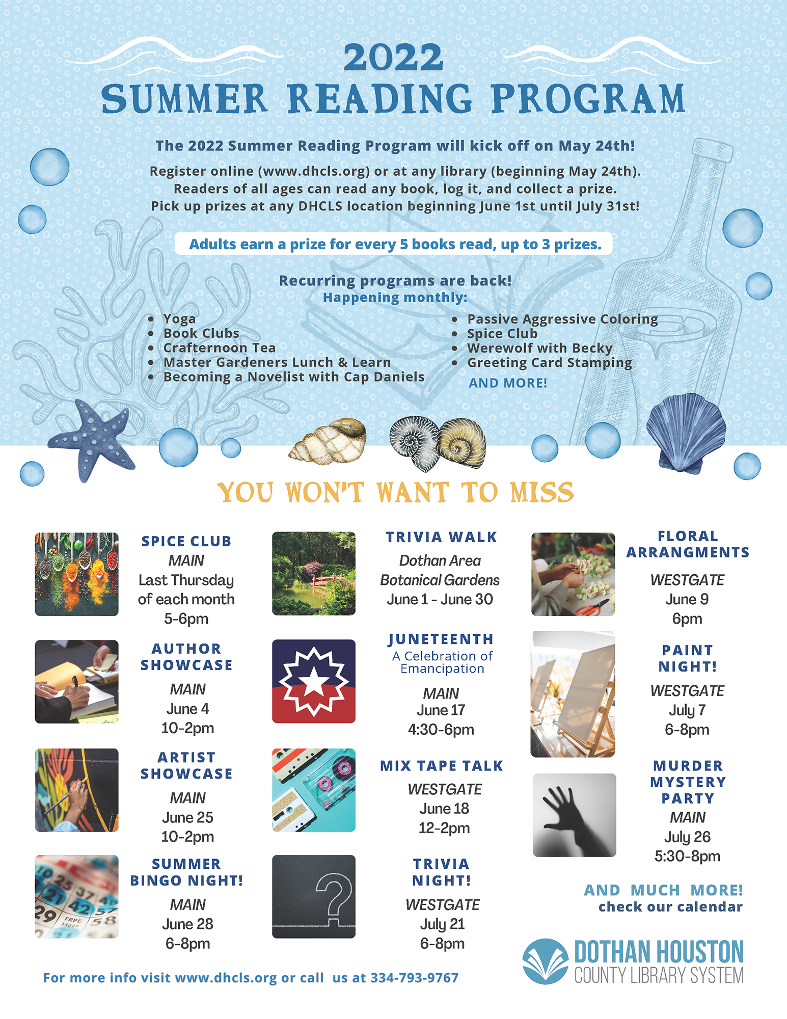 Oceans of Possibilities - 2022 Summer Reading Program