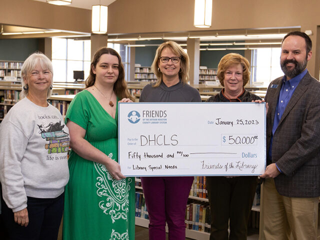 Friends Donate $50,000 to Dothan Houston County Library System